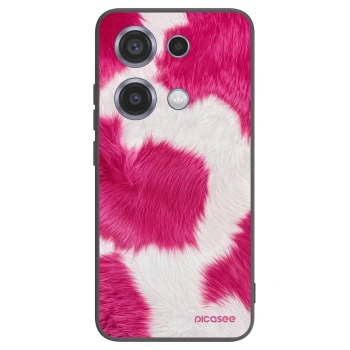 Picasee silikónový čierny obal pre Xiaomi Redmi Note 14S - Pink Moo