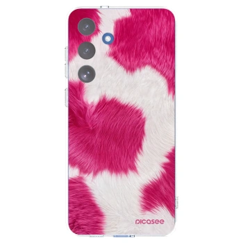 Picasee silikónový prehľadný obal pre Samsung Galaxy S25 FE 5G - Pink Moo