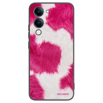 Picasee silikónový čierny obal pre Vivo Y29s 5G - Pink Moo