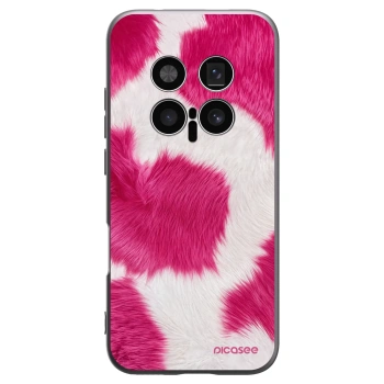 Picasee silikónový čierny obal pre Honor Magic8 Pro 5G - Pink Moo
