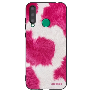 Picasee silikónový čierny obal pre Honor 20 Lite - Pink Moo