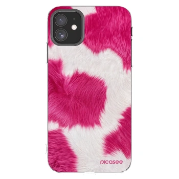 Picasee silikónový prehľadný obal pre Apple iPhone 11 - Pink Moo