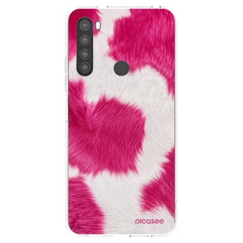 Picasee silikónový prehľadný obal pre Xiaomi Redmi Note 8 - Pink Moo