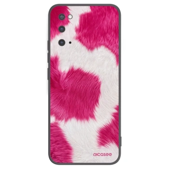 Picasee silikónový čierny obal pre Samsung Galaxy S20 G980F - Pink Moo