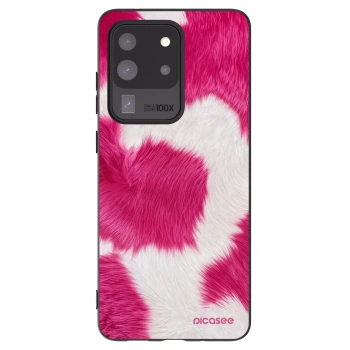 Picasee silikónový čierny obal pre Samsung Galaxy S20 Ultra 5G G988F - Pink Moo