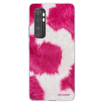 Picasee silikónový prehľadný obal pre Xiaomi Mi Note 10 Lite - Pink Moo