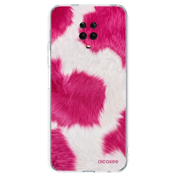Picasee silikónový prehľadný obal pre Xiaomi Redmi Note 9S - Pink Moo