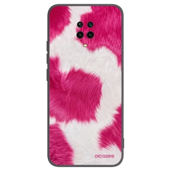 Picasee silikónový čierny obal pre Xiaomi Redmi Note 9S - Pink Moo