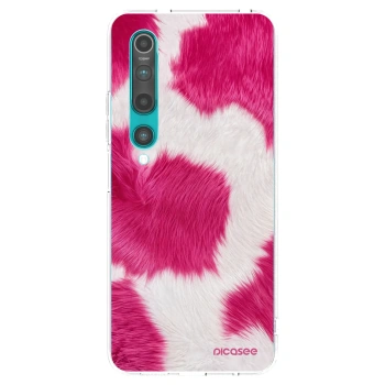 Picasee silikónový prehľadný obal pre Xiaomi Mi 10 - Pink Moo