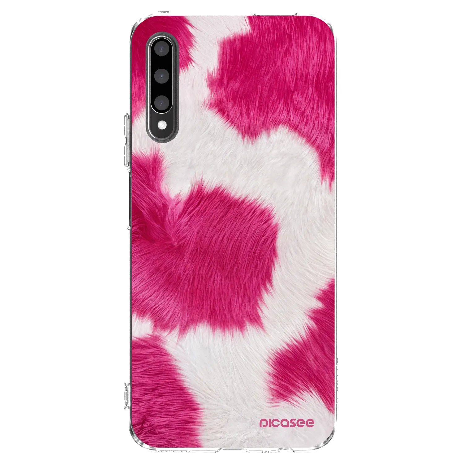 Picasee silikónový prehľadný obal pre Honor 9X Pro - Pink Moo