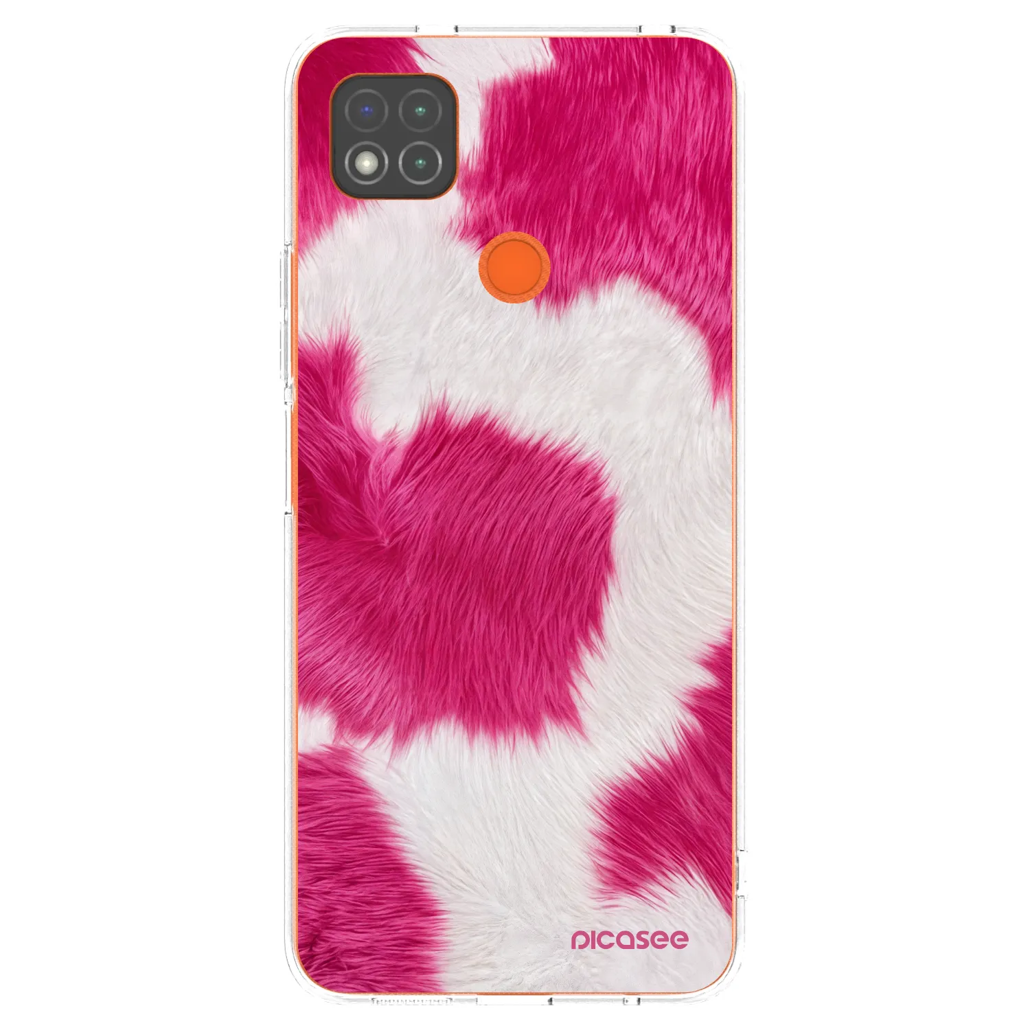Picasee silikónový prehľadný obal pre Xiaomi Redmi 9C - Pink Moo