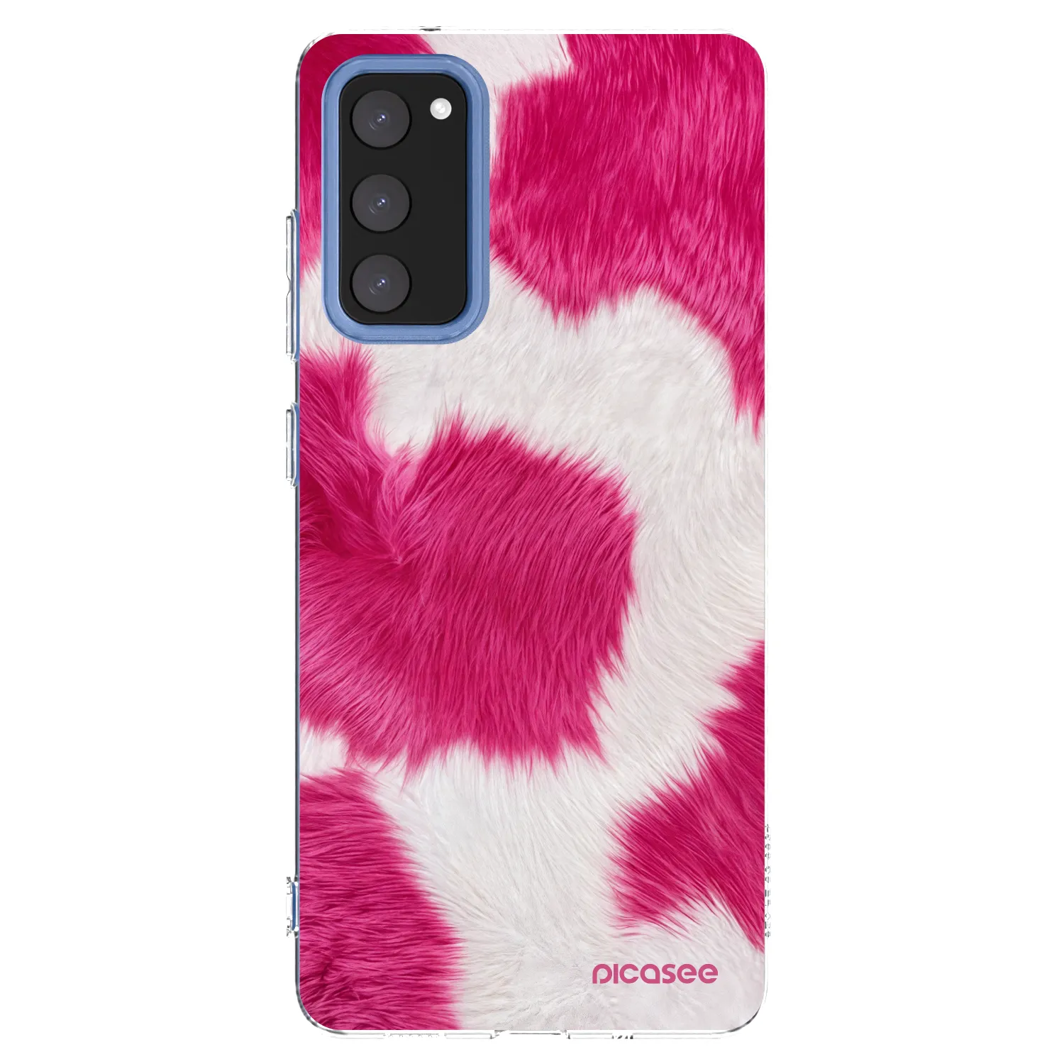Picasee silikónový prehľadný obal pre Samsung Galaxy S20 FE - Pink Moo