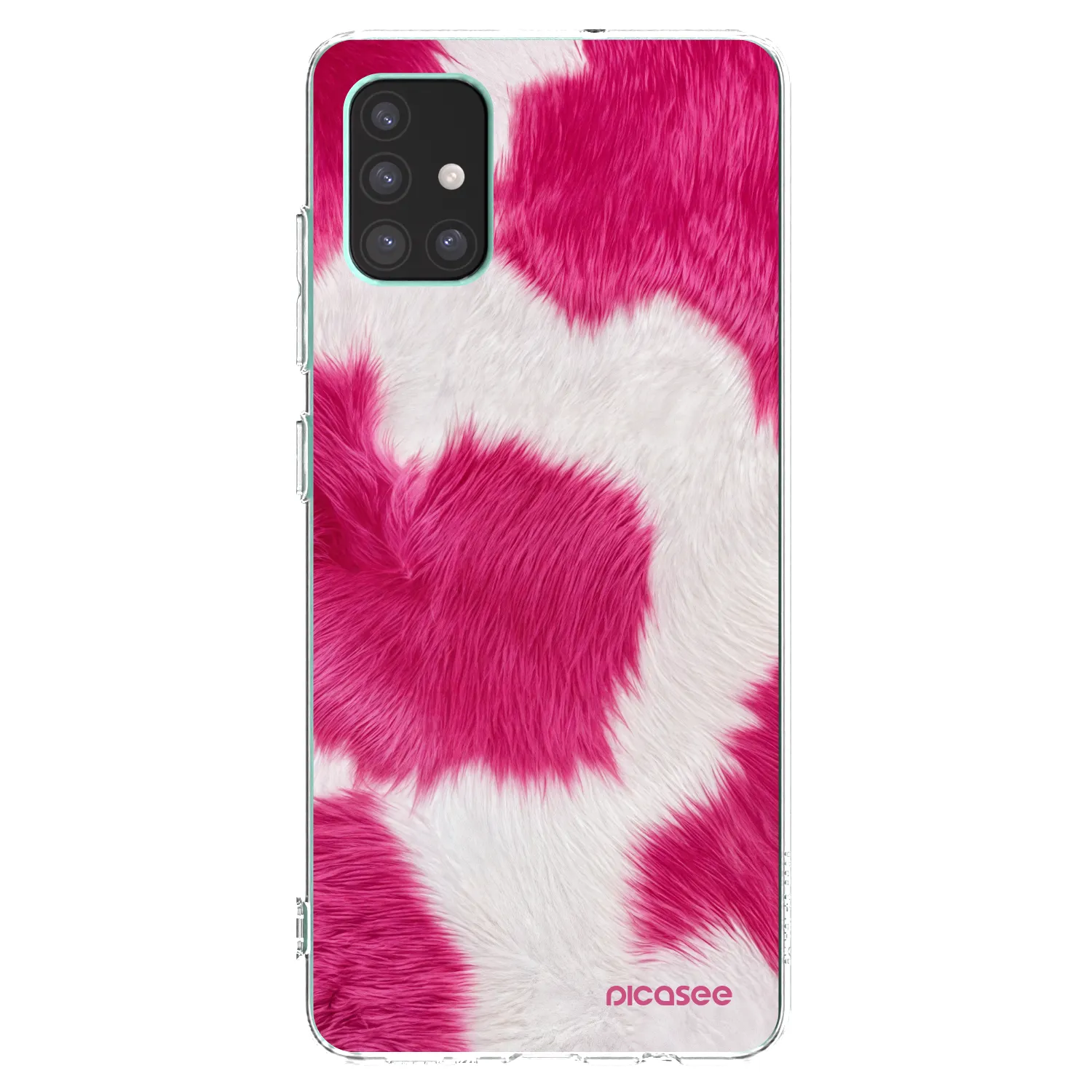 Picasee silikónový prehľadný obal pre Samsung Galaxy M51 M515F - Pink Moo