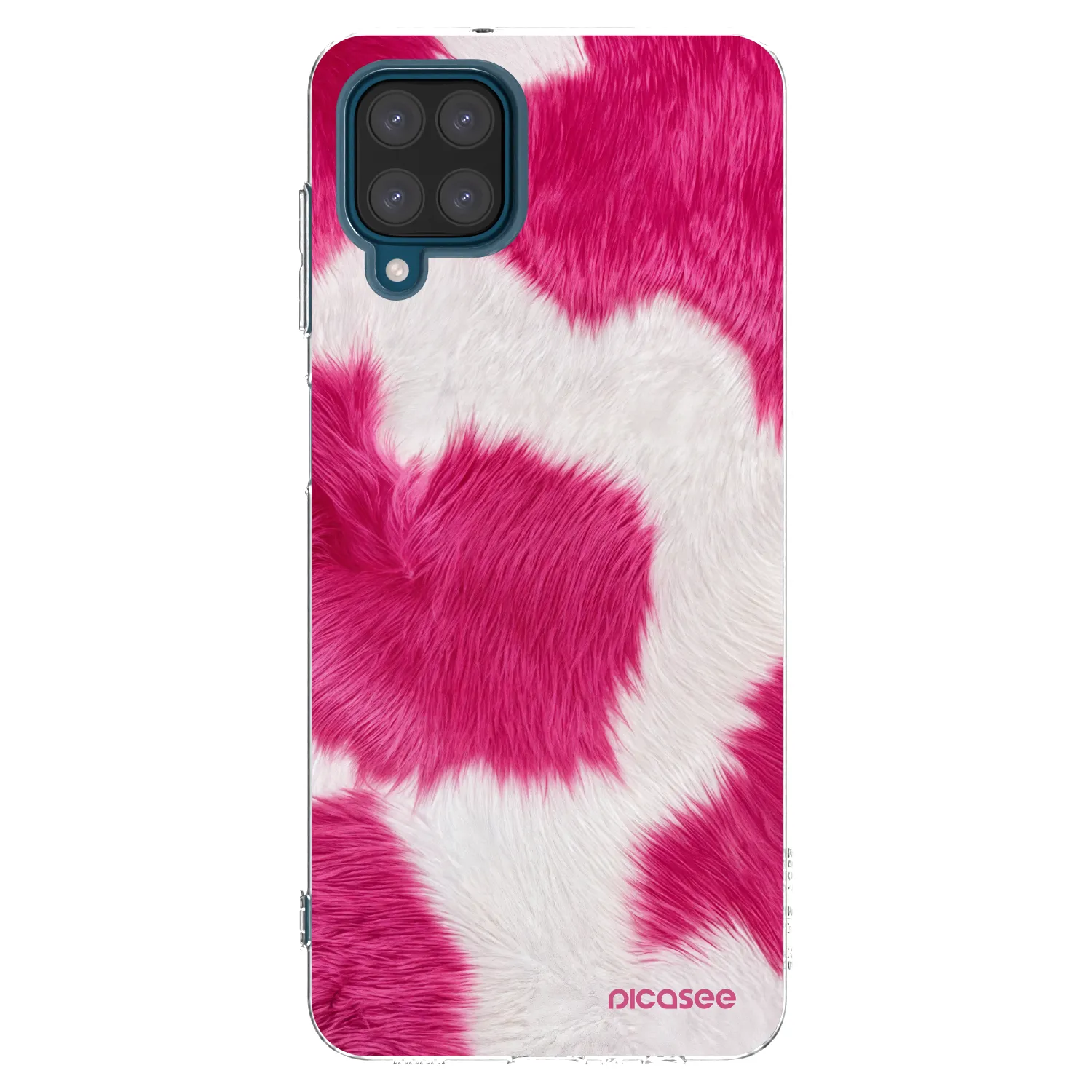 Picasee silikónový prehľadný obal pre Samsung Galaxy A12 A125F - Pink Moo