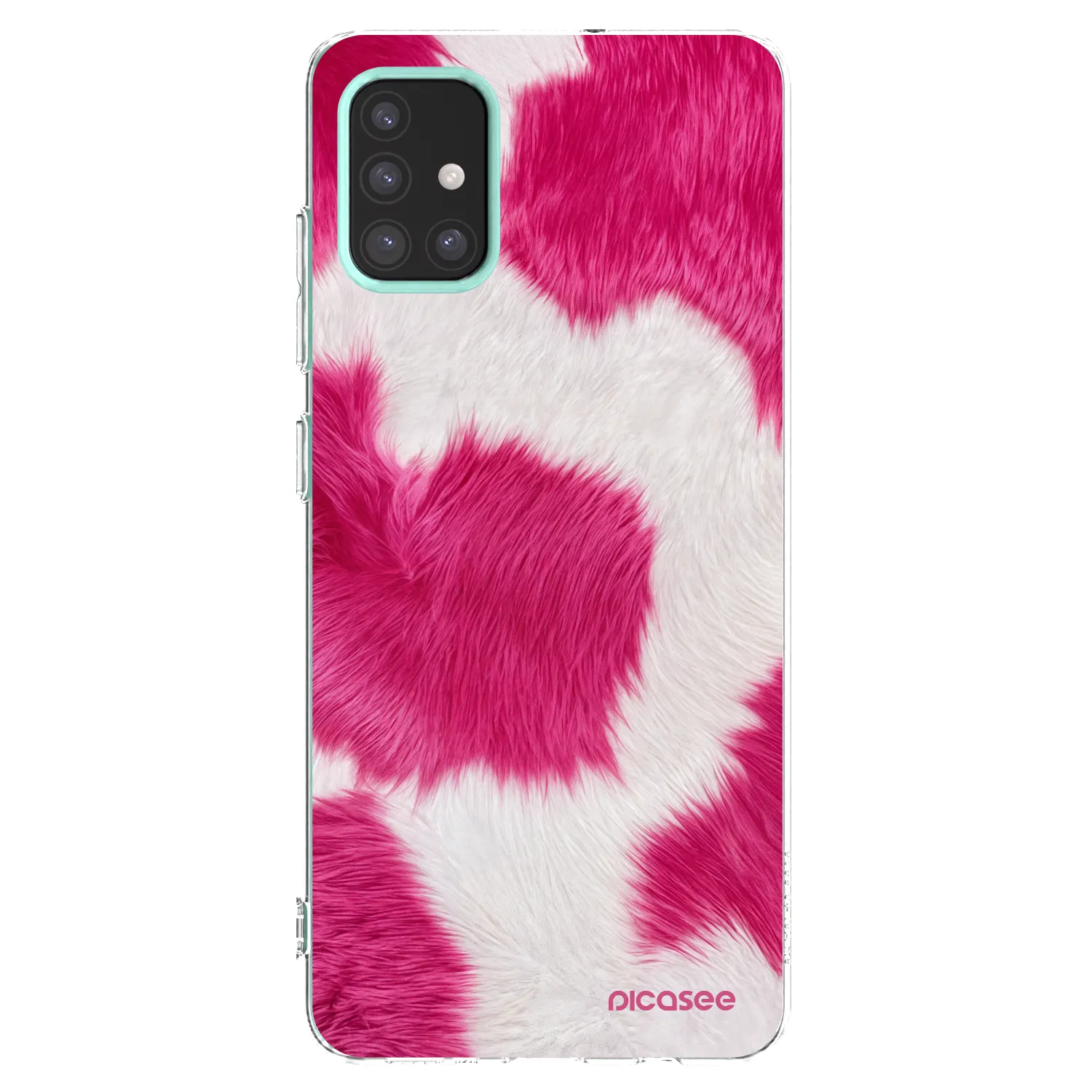 Picasee silikónový prehľadný obal pre Samsung Galaxy M31s - Pink Moo