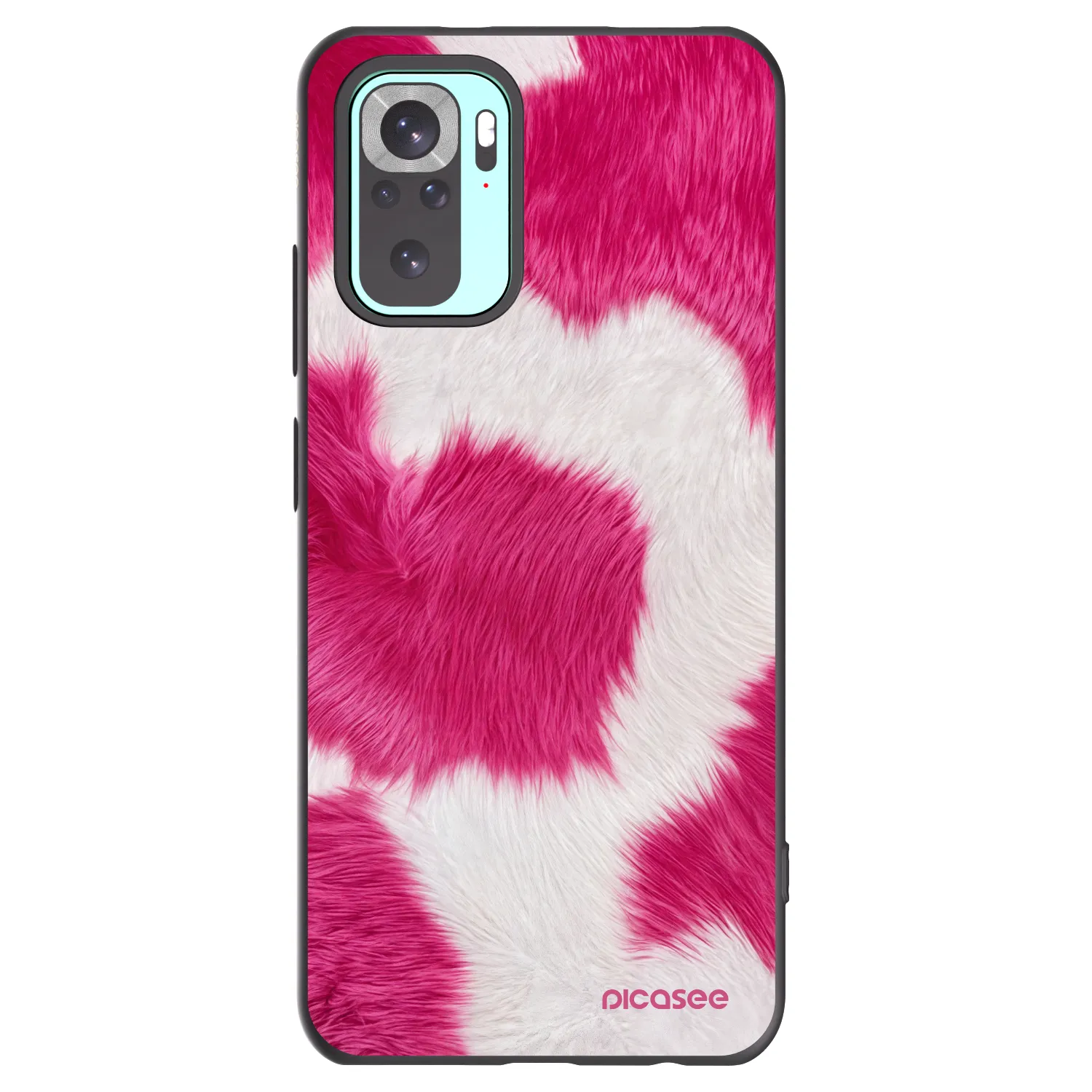 Picasee silikónový čierny obal pre Xiaomi Redmi Note 10 Pro - Pink Moo