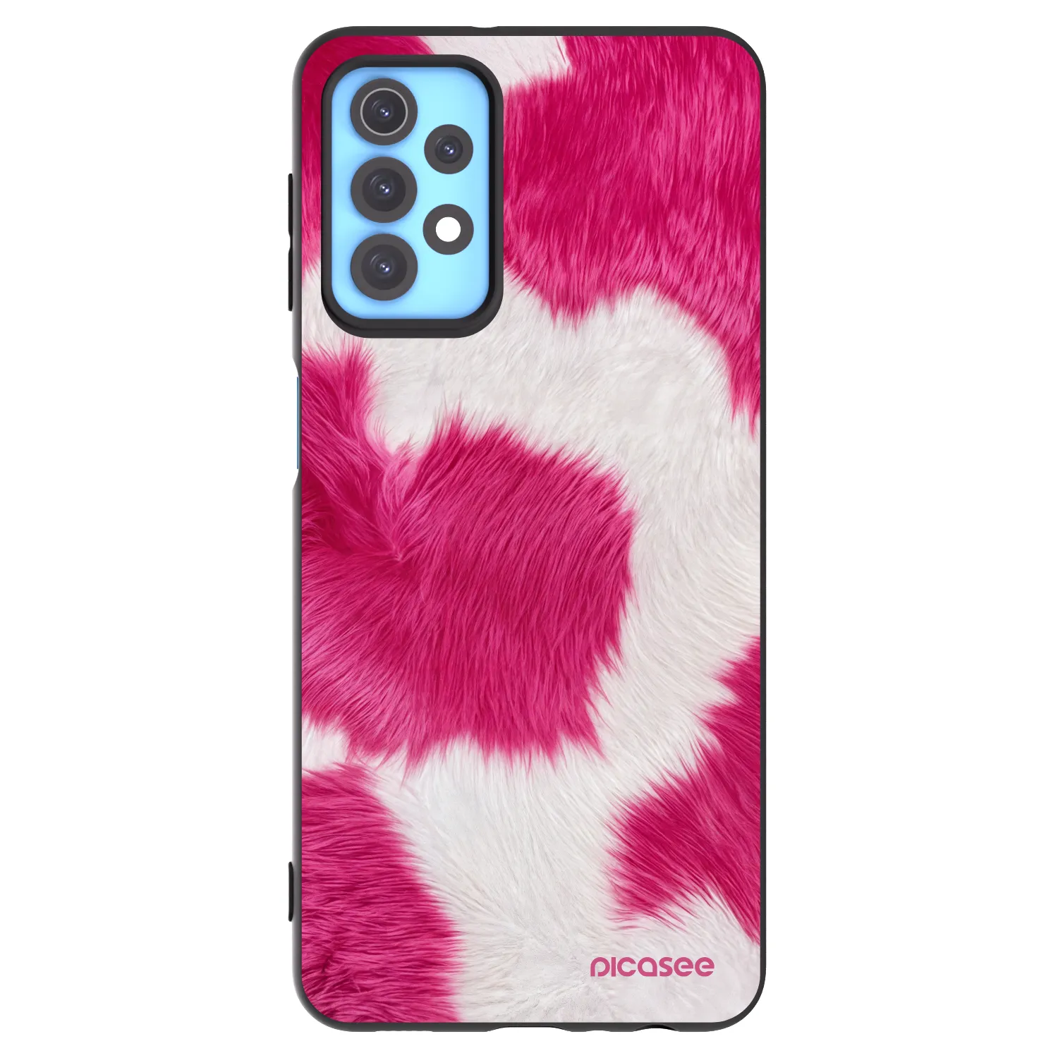 Picasee silikónový čierny obal pre Samsung Galaxy A32 4G SM-A325F - Pink Moo