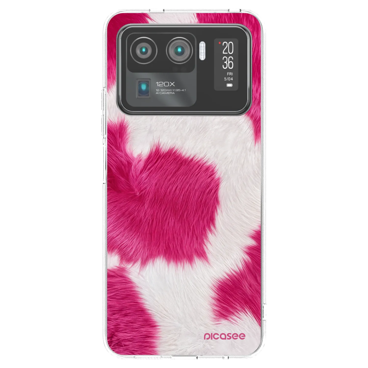 Picasee silikónový prehľadný obal pre Xiaomi Mi 11 Ultra - Pink Moo