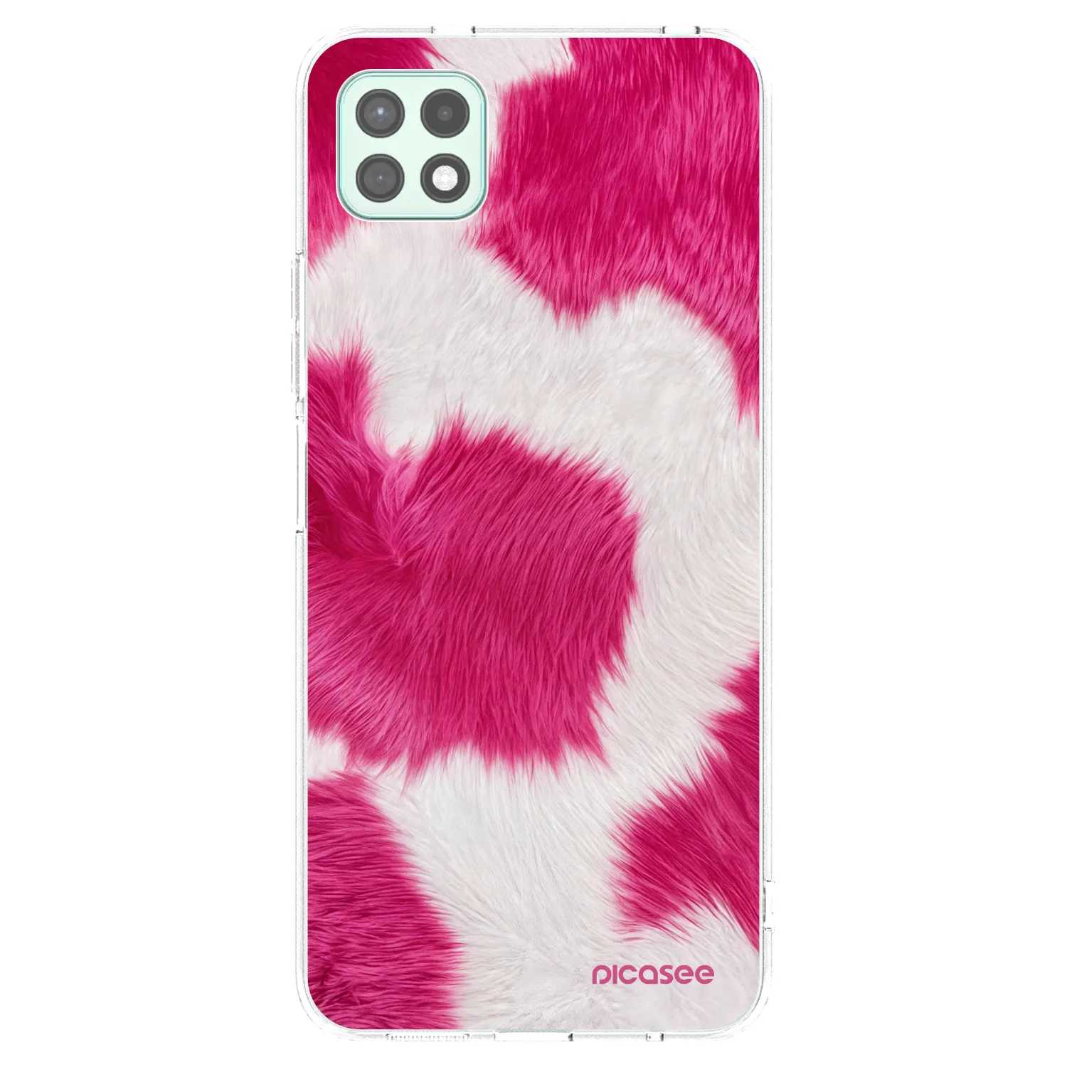 Picasee silikónový prehľadný obal pre Samsung Galaxy A22 A226B 5G - Pink Moo