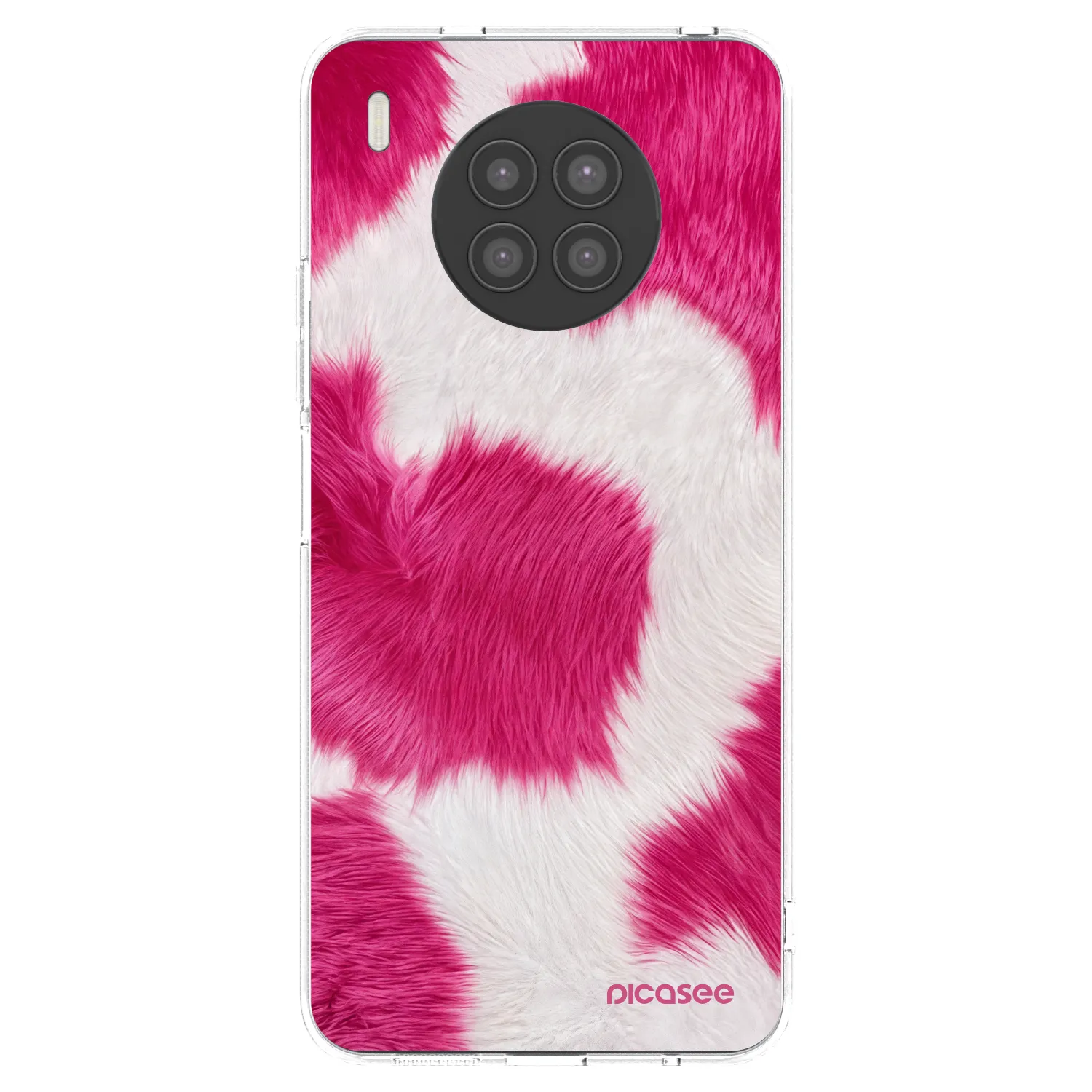 Picasee silikónový prehľadný obal pre Huawei Nova 8i - Pink Moo