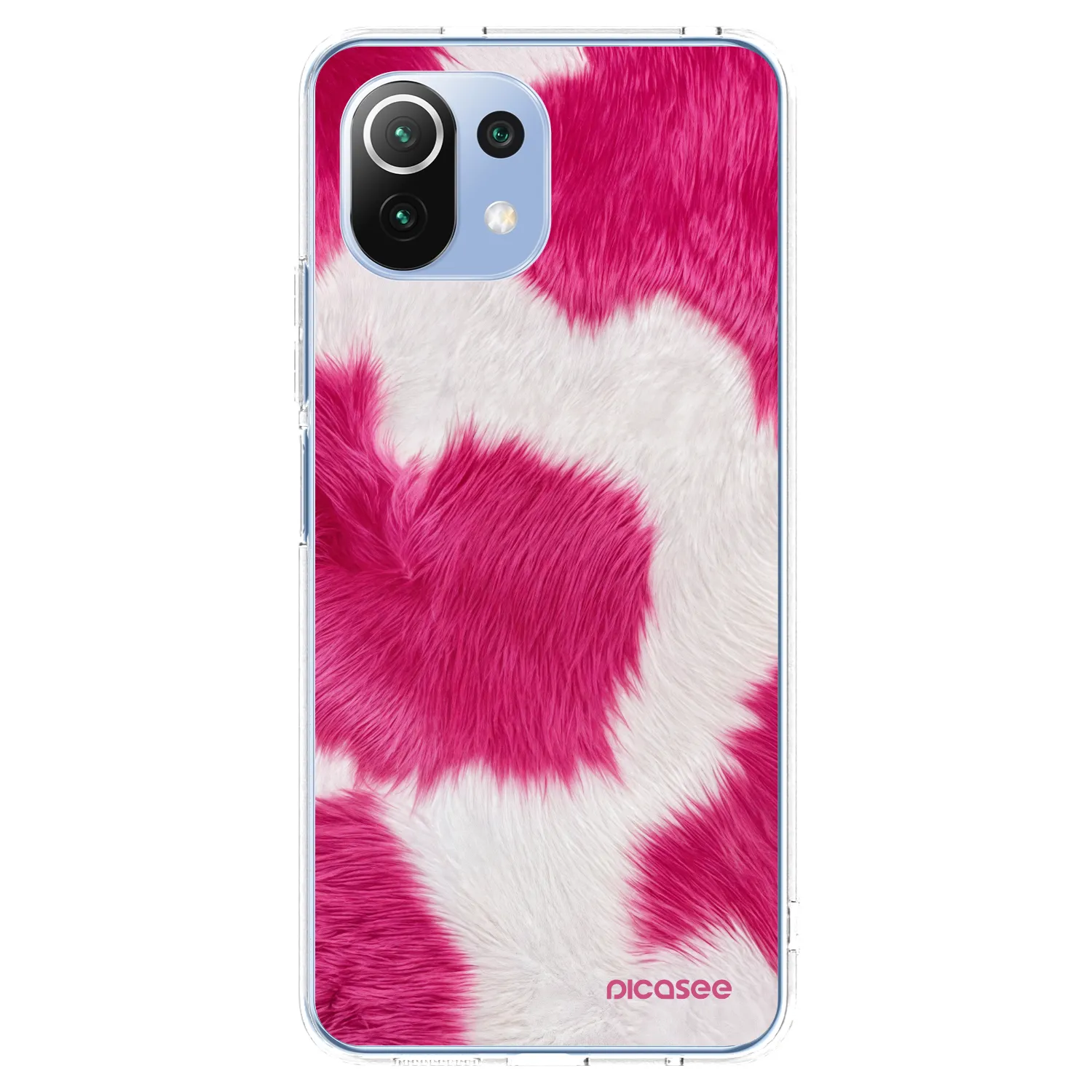 Picasee silikónový prehľadný obal pre Xiaomi 11 Lite 5G NE - Pink Moo