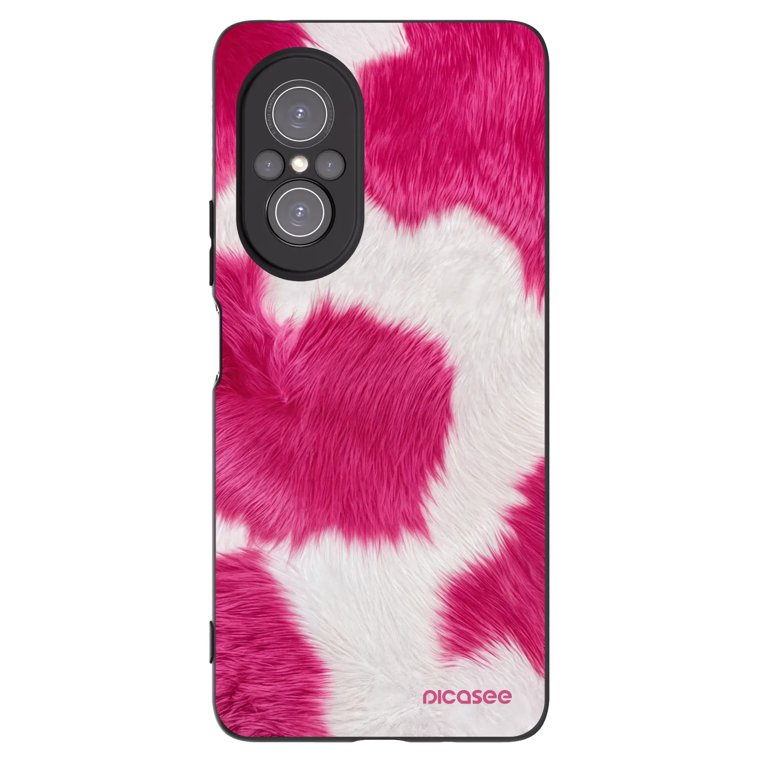 Picasee silikónový čierny obal pre Huawei Nova 9 SE - Pink Moo