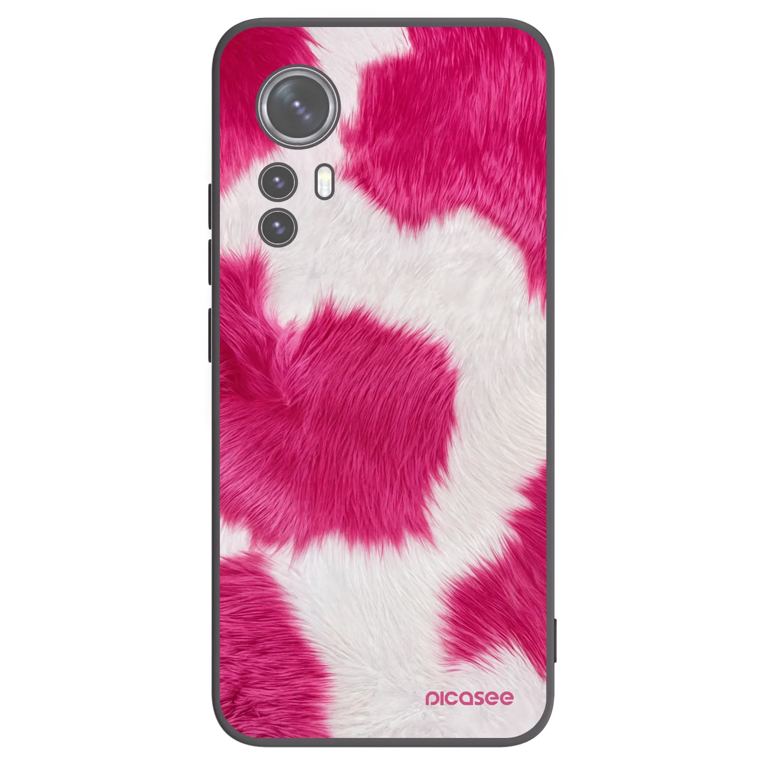Picasee silikónový čierny obal pre Xiaomi 12X - Pink Moo