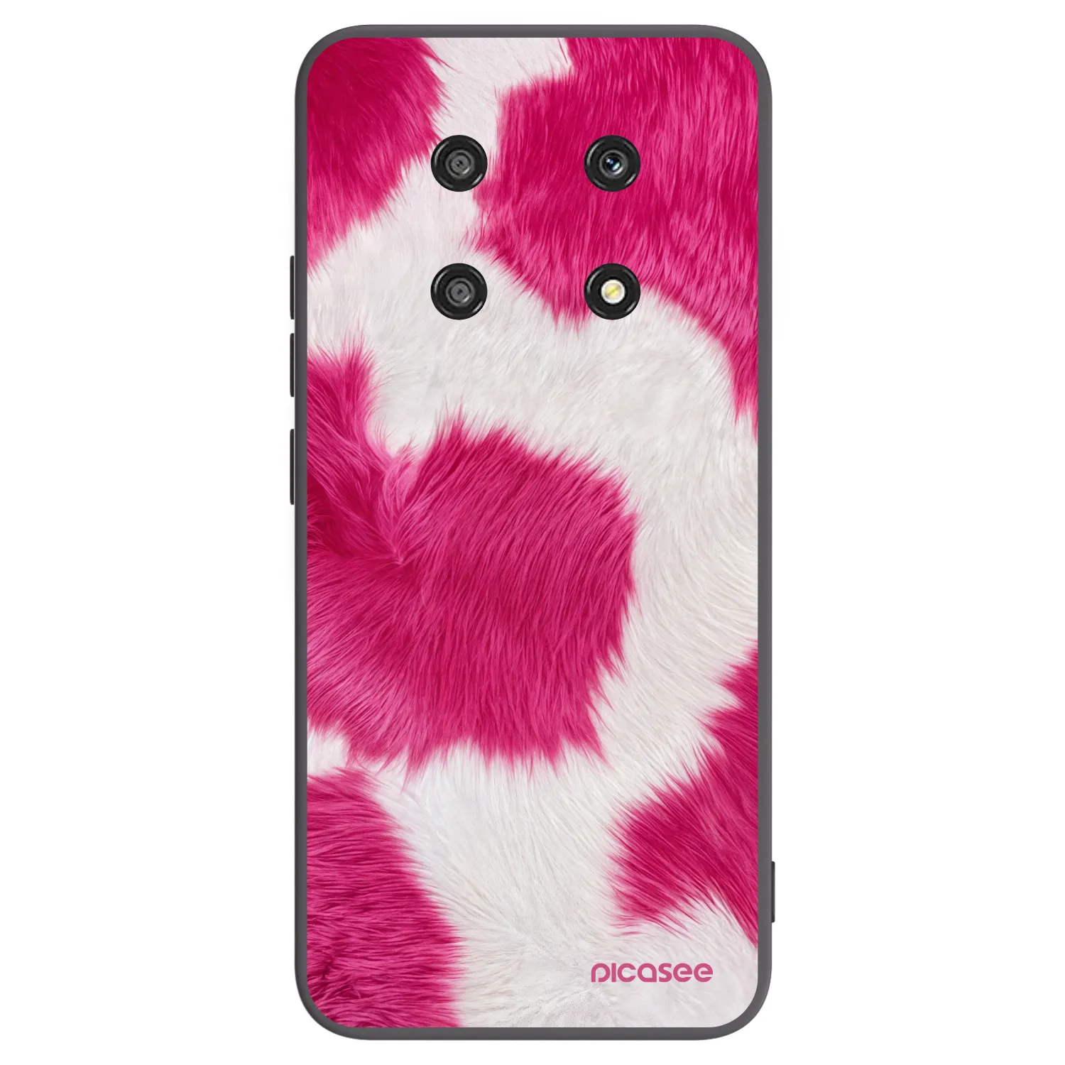 Picasee silikónový čierny obal pre Honor Magic4 Lite 5G - Pink Moo