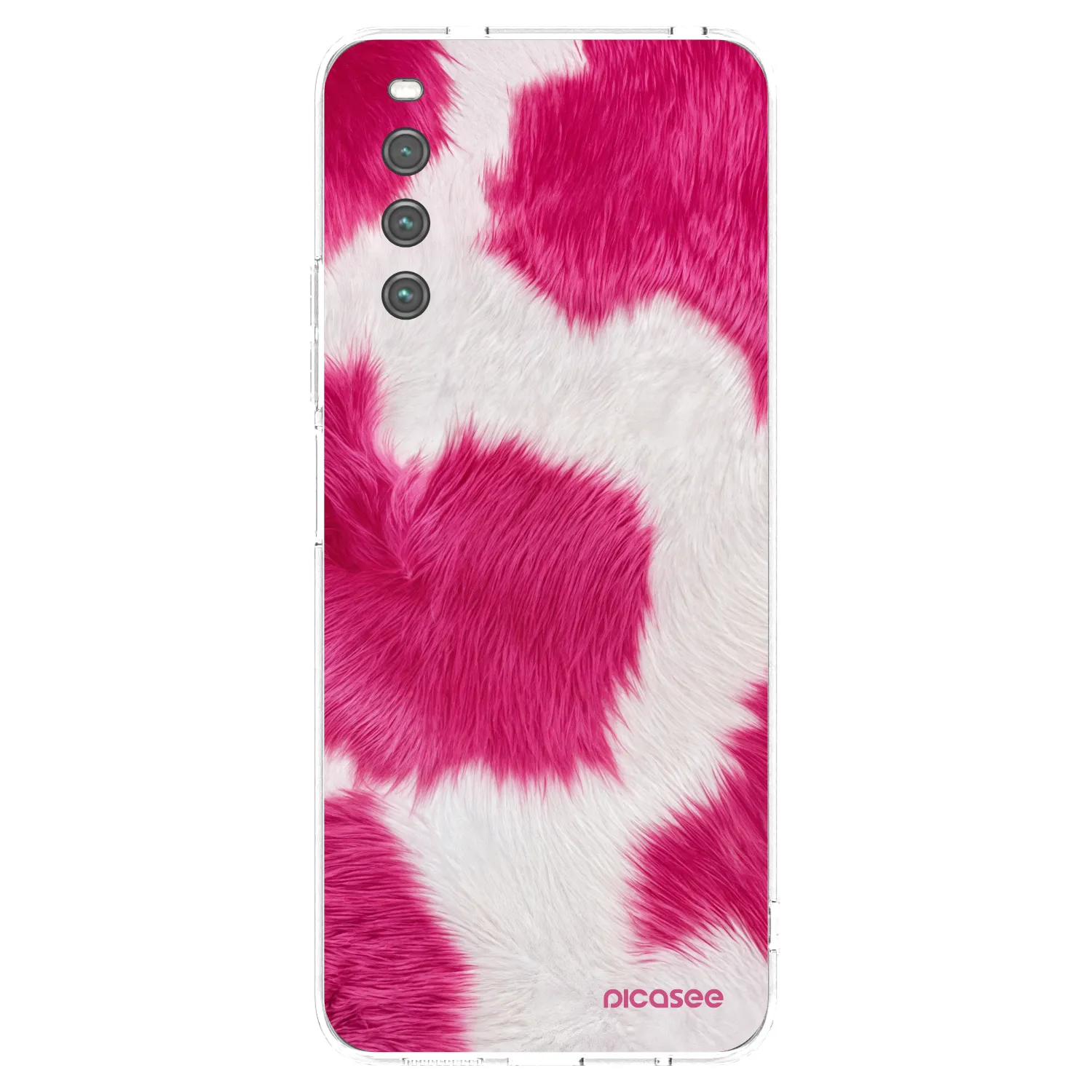 Picasee silikónový prehľadný obal pre Sony Xperia 10 IV 5G - Pink Moo
