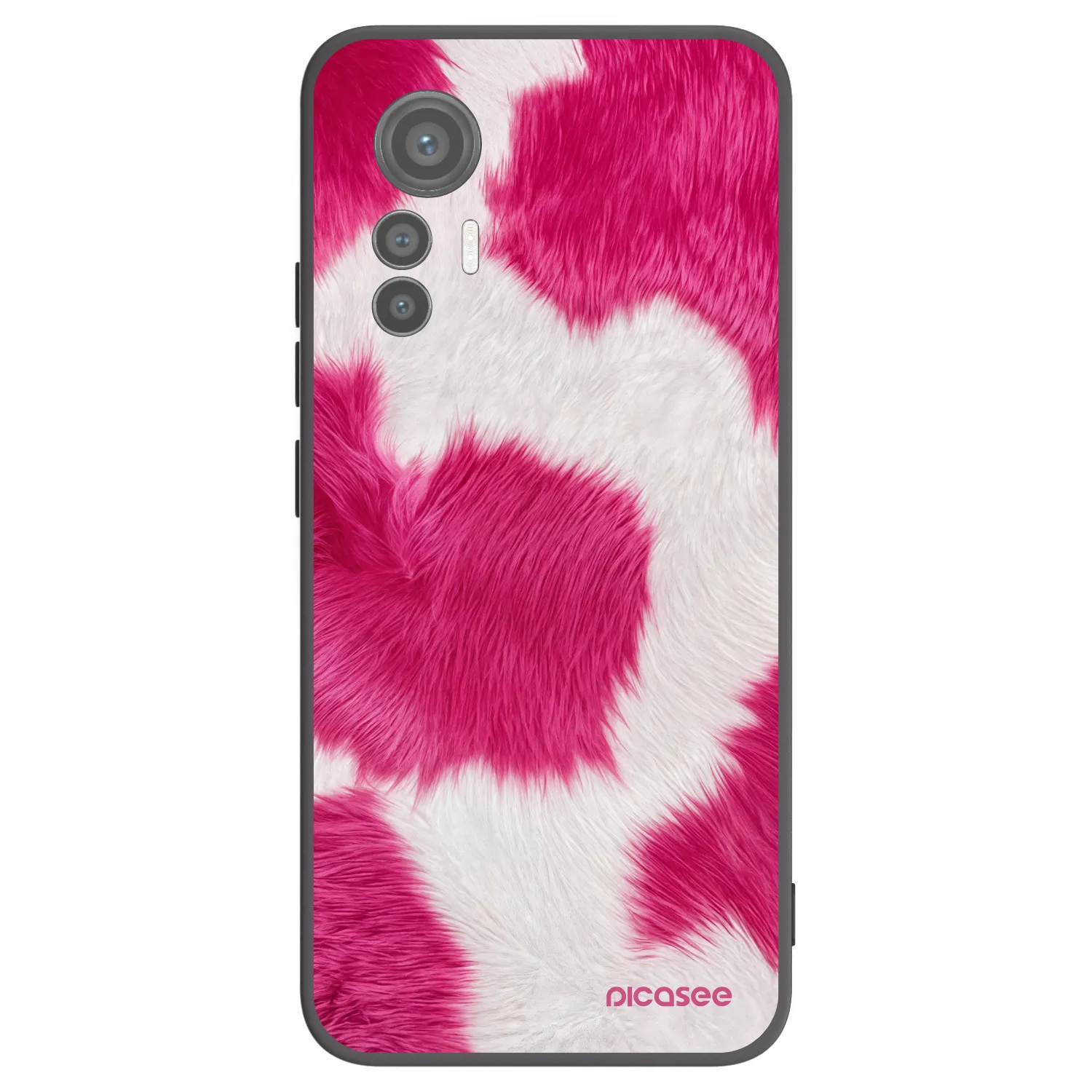 Picasee silikónový čierny obal pre Xiaomi 12 Lite - Pink Moo
