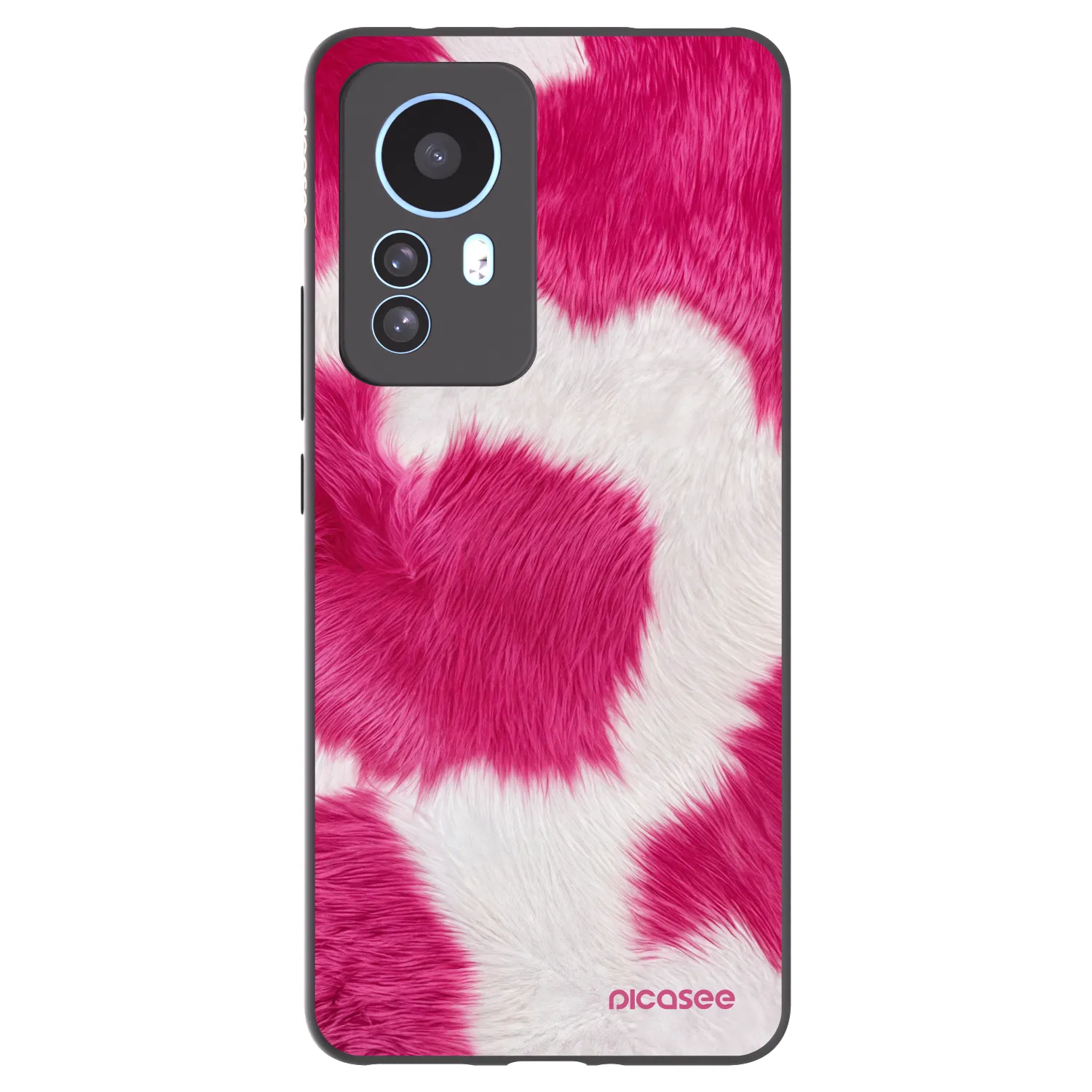 Picasee silikónový čierny obal pre Xiaomi 12T Pro - Pink Moo