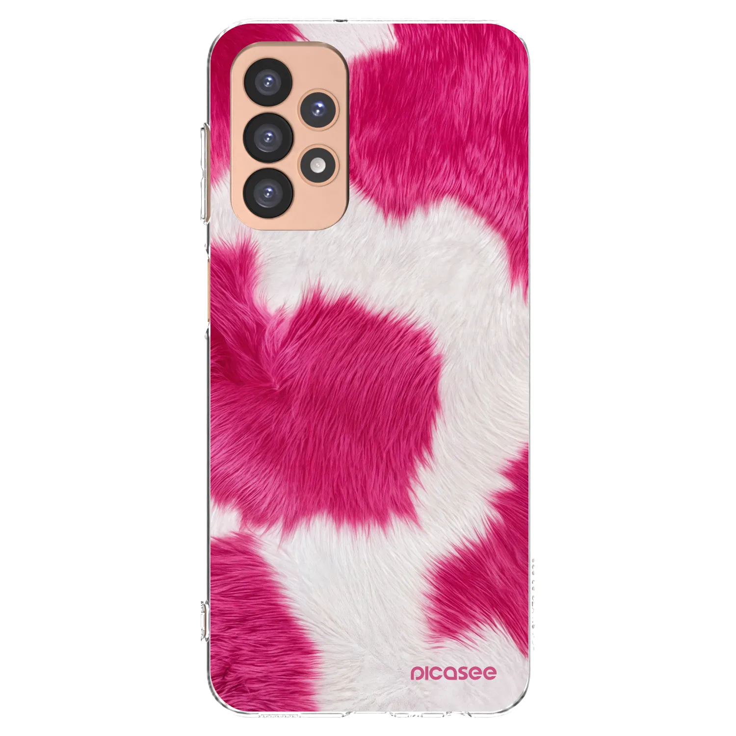 Silikónový prehľadný obal pre Samsung Galaxy A23 A236B 5G - Pink Moo