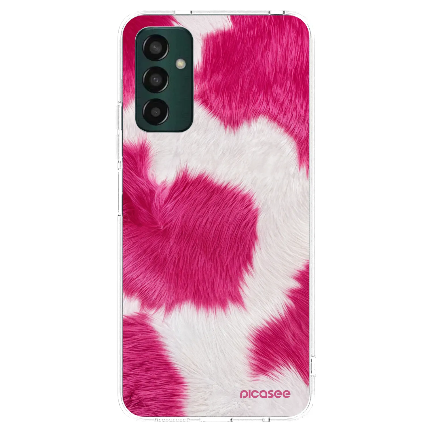 Picasee silikónový prehľadný obal pre Samsung Galaxy M23 5G - Pink Moo