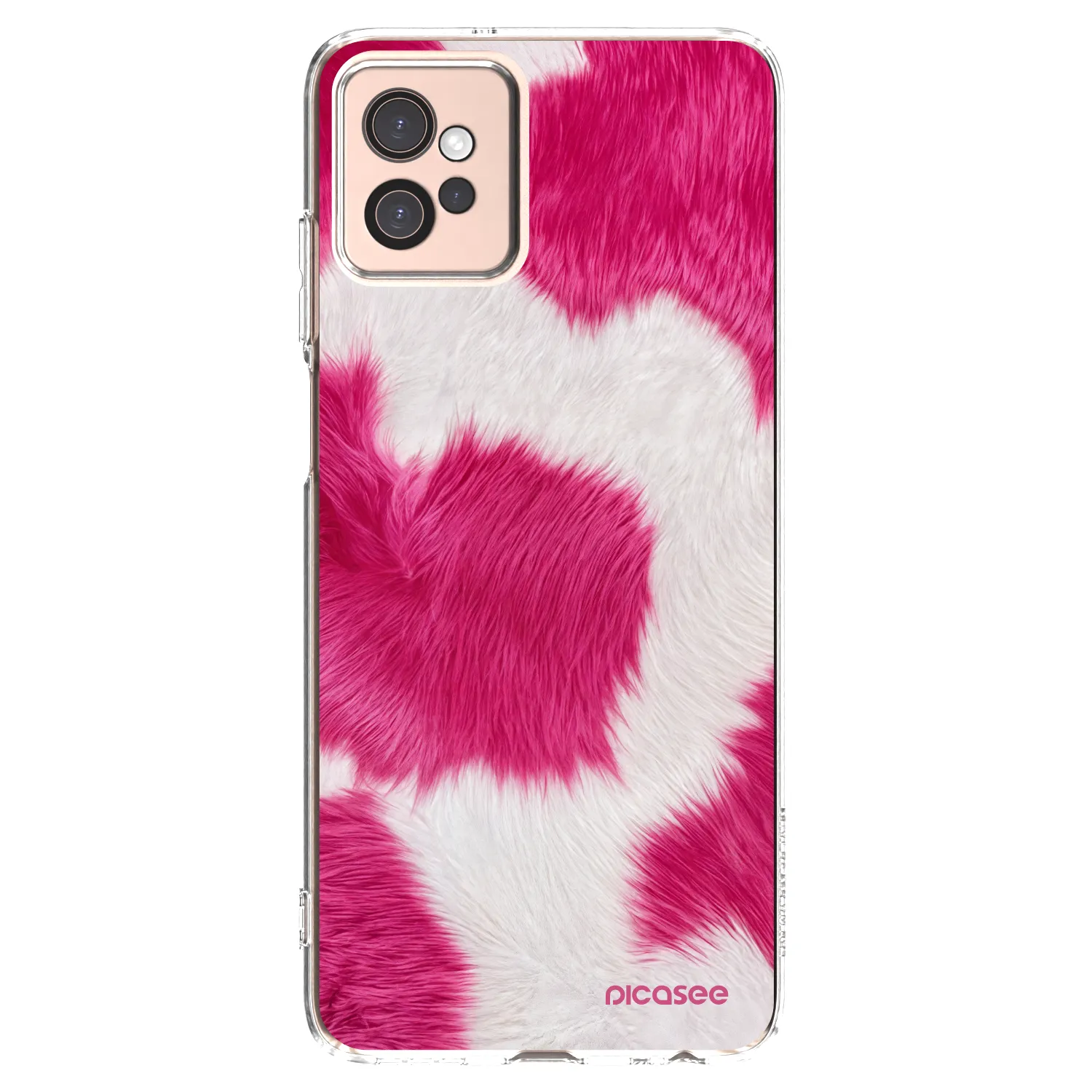 Picasee silikónový prehľadný obal pre Motorola Moto G32 - Pink Moo