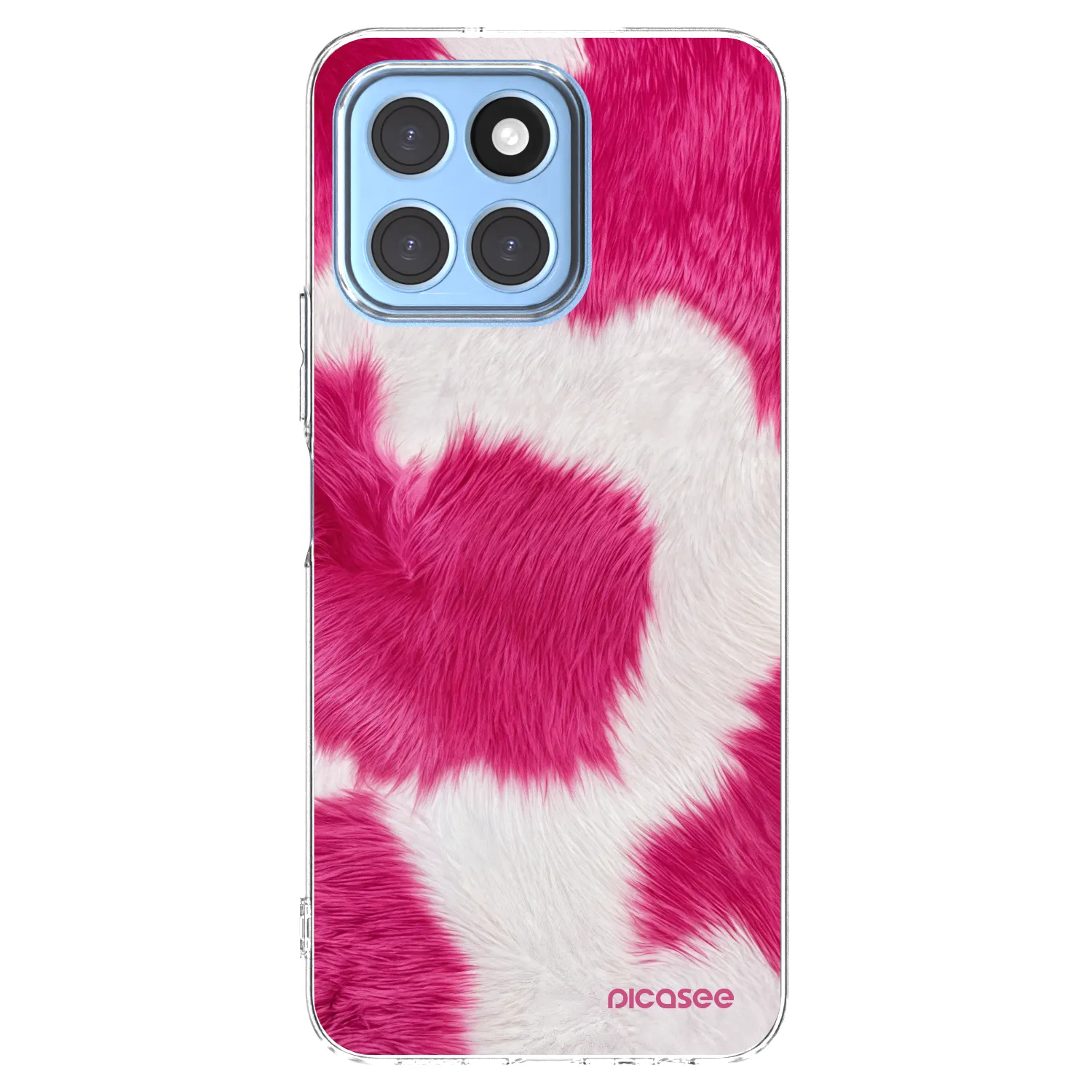 Picasee silikónový prehľadný obal pre Honor X6 - Pink Moo