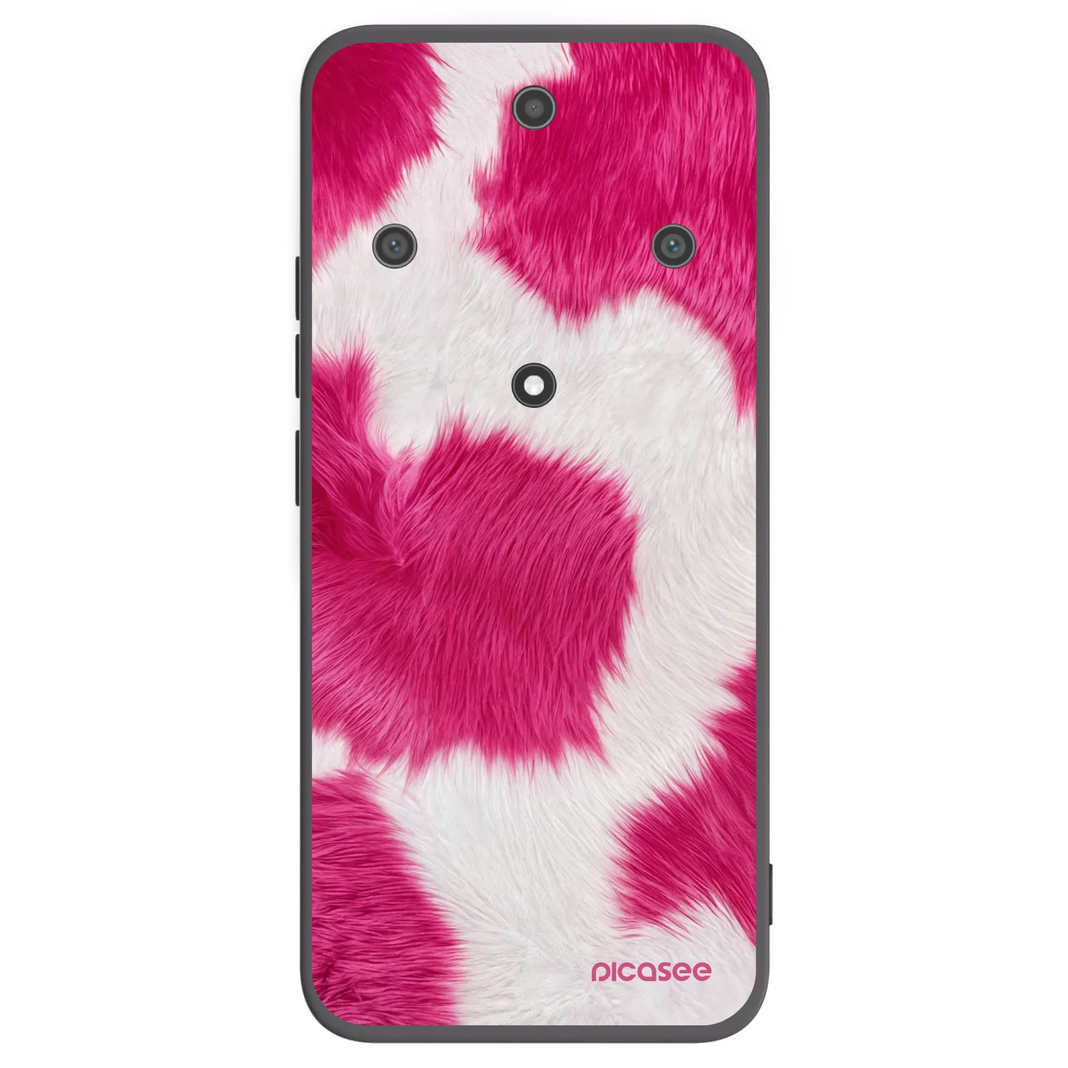 Picasee silikónový čierny obal pre Honor Magic5 Lite 5G - Pink Moo