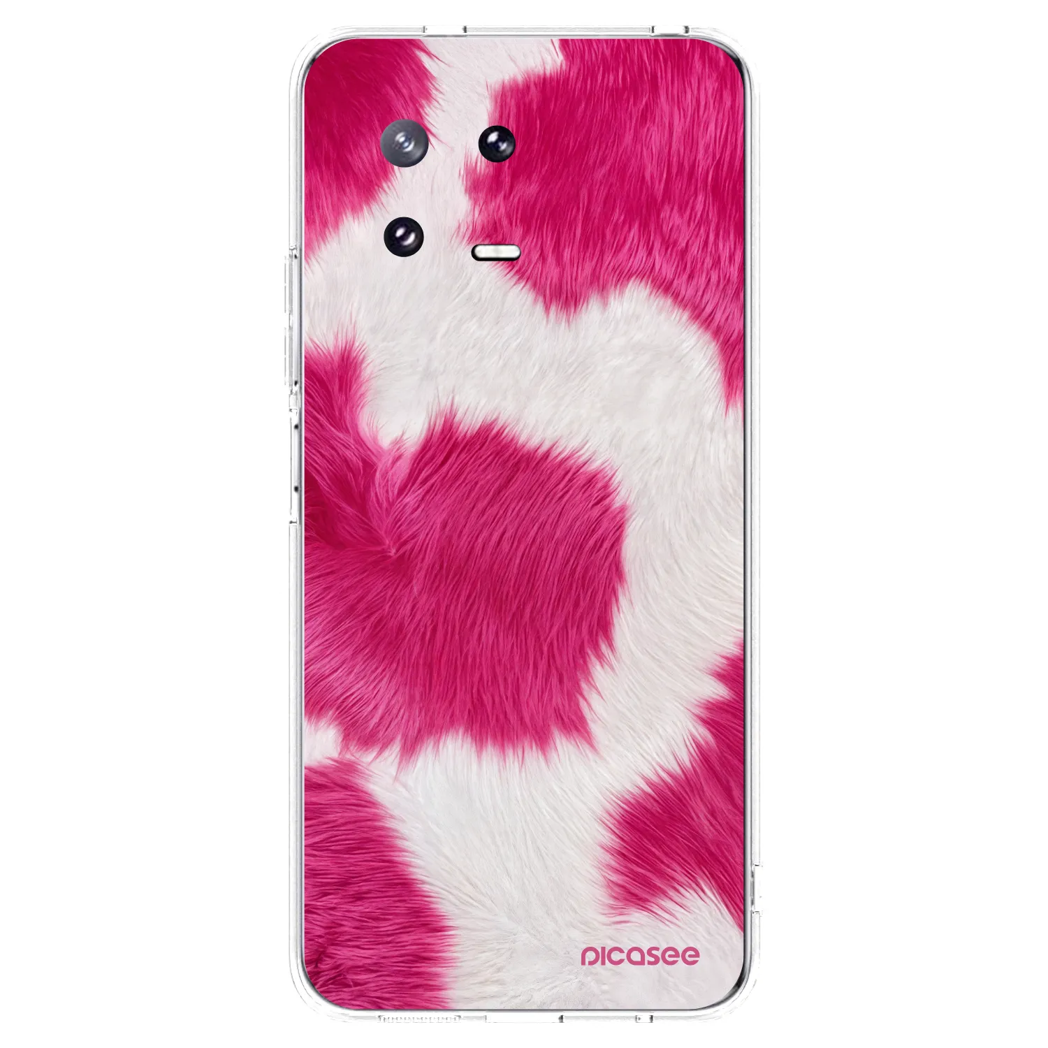 Picasee silikónový prehľadný obal pre Xiaomi 13 Pro - Pink Moo