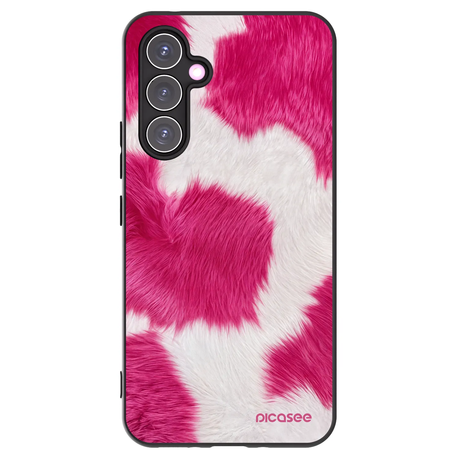 Picasee silikónový čierny obal pre Samsung Galaxy A54 5G A546B - Pink Moo