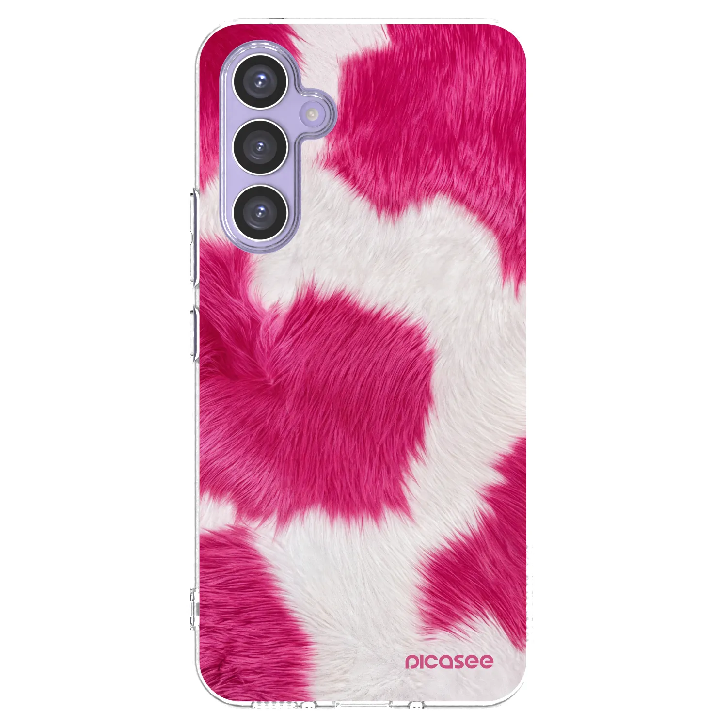 Picasee silikónový prehľadný obal pre Samsung Galaxy A54 5G A546B - Pink Moo
