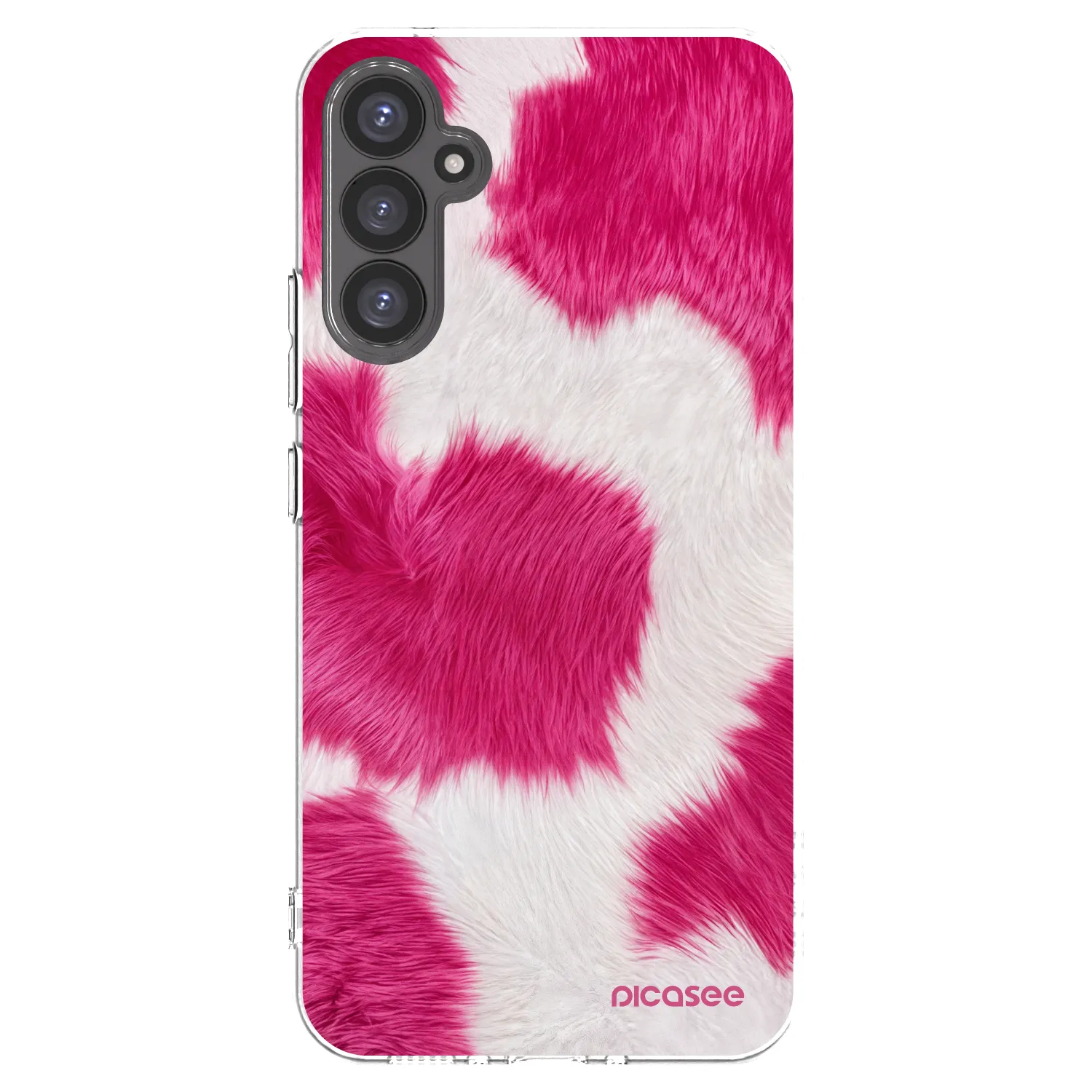 Picasee silikónový prehľadný obal pre Samsung Galaxy A34 5G A346B - Pink Moo