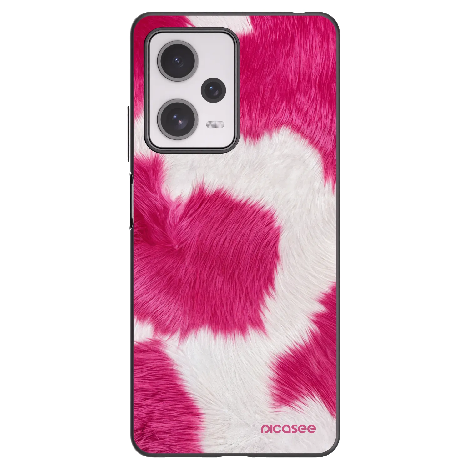 Picasee silikónový čierny obal pre Xiaomi Redmi Note 12 Pro+ 5G - Pink Moo