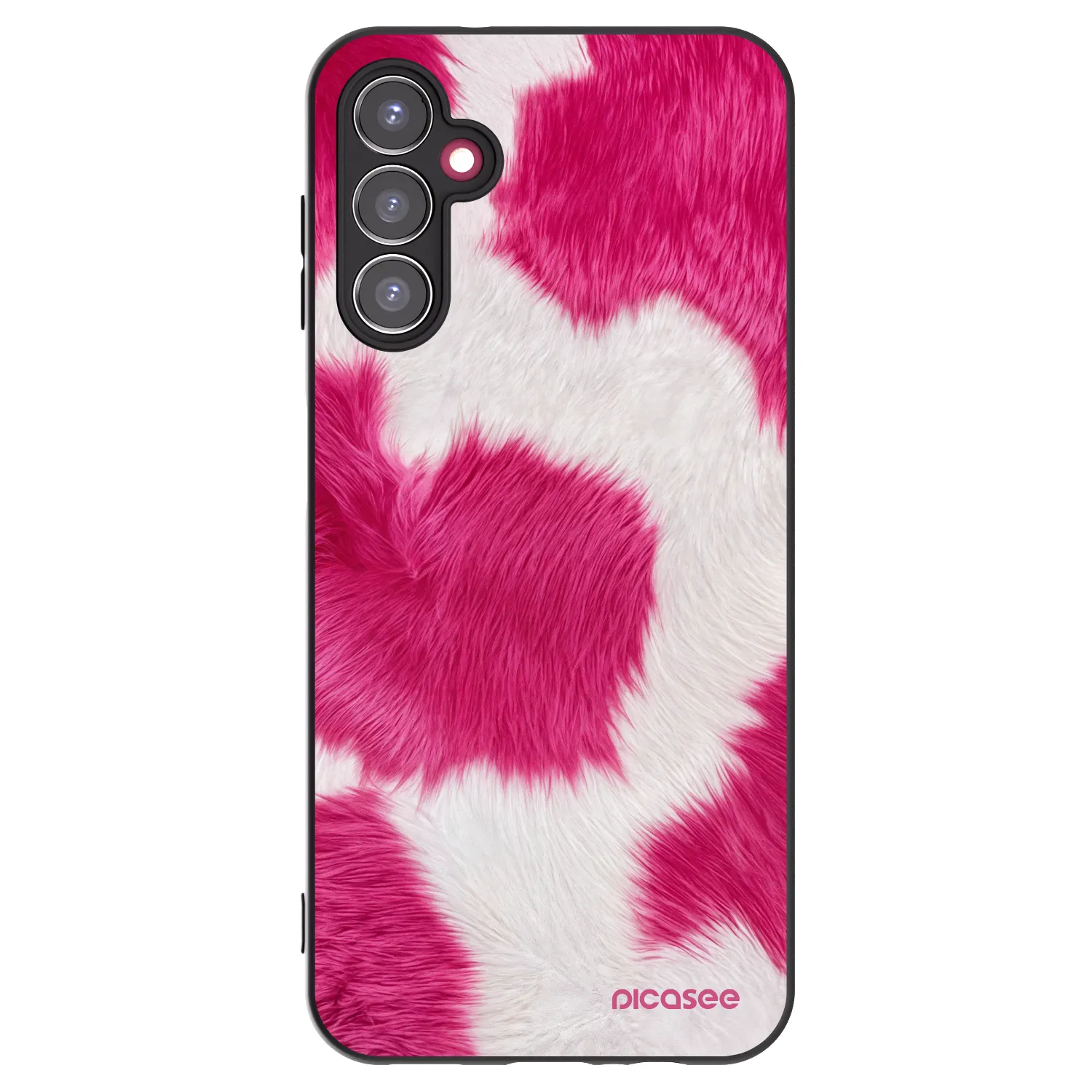 Picasee silikónový čierny obal pre Samsung Galaxy A14 5G A146P - Pink Moo