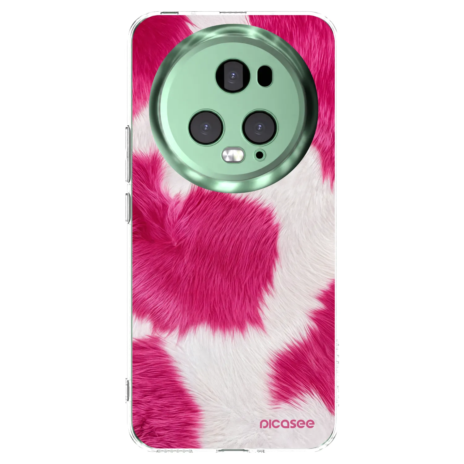 Picasee silikónový prehľadný obal pre Honor Magic5 Pro - Pink Moo