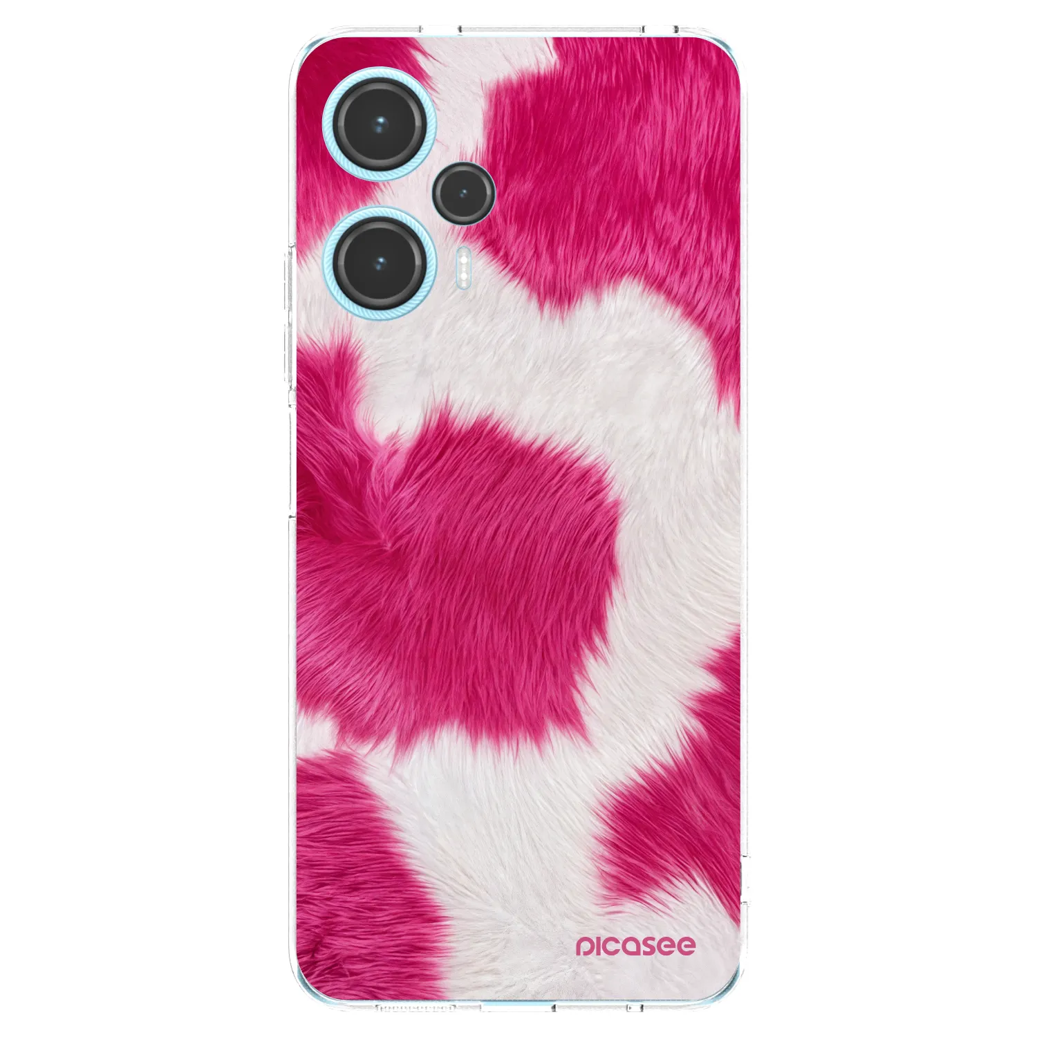 Picasee silikónový prehľadný obal pre Xiaomi Poco F5 - Pink Moo