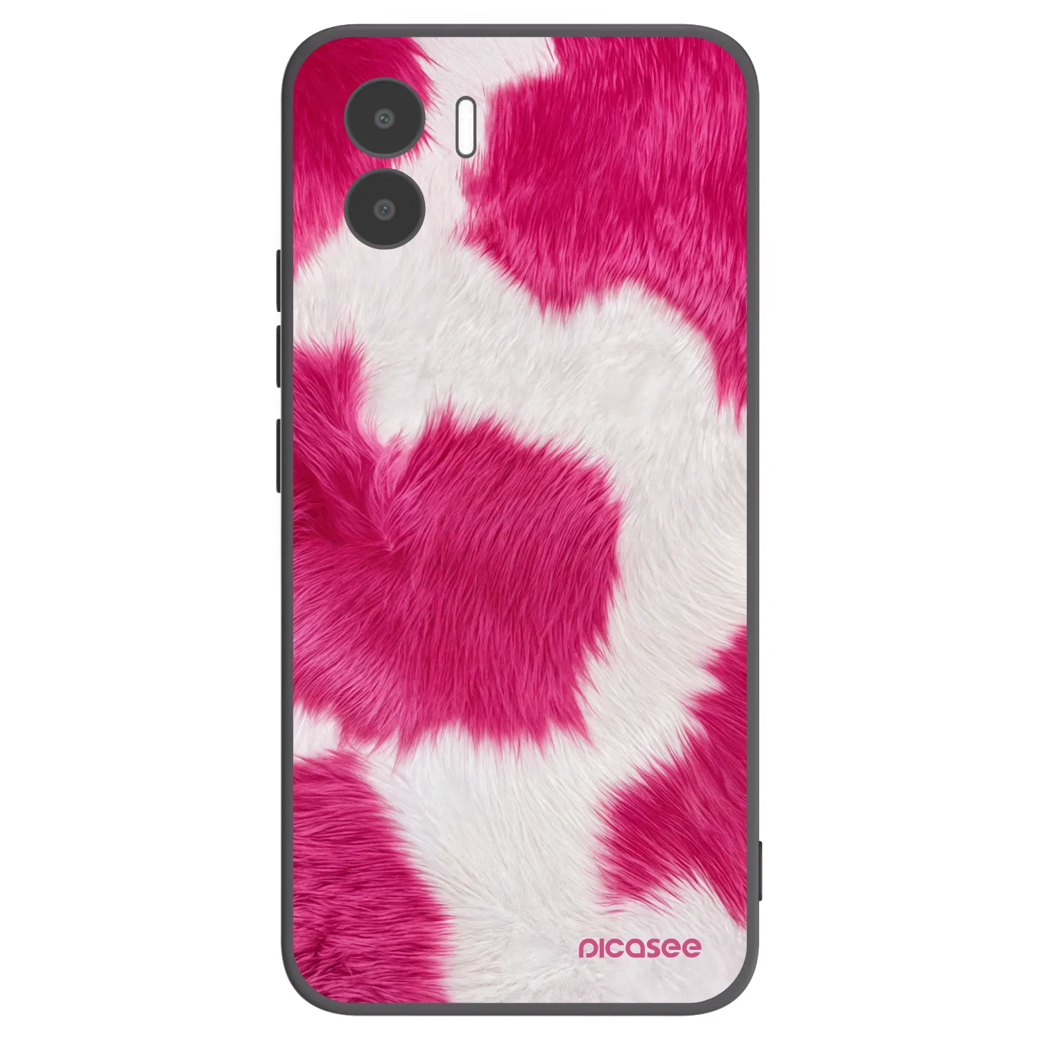Picasee silikónový čierny obal pre Xiaomi Redmi A2 - Pink Moo