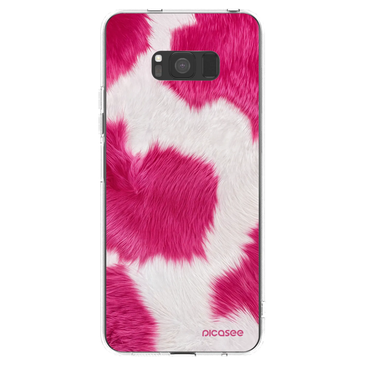 Picasee silikónový prehľadný obal pre Samsung Galaxy S8 G950F - Pink Moo
