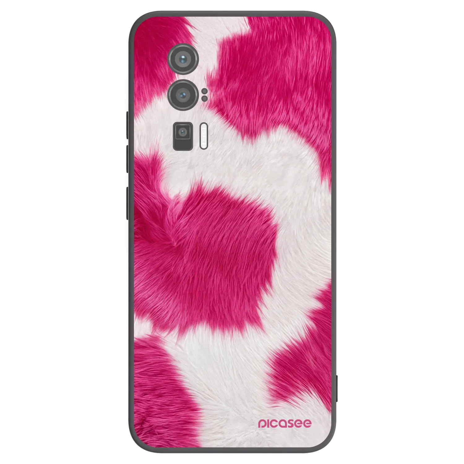 Picasee silikónový čierny obal pre Xiaomi Poco F5 Pro 5G - Pink Moo