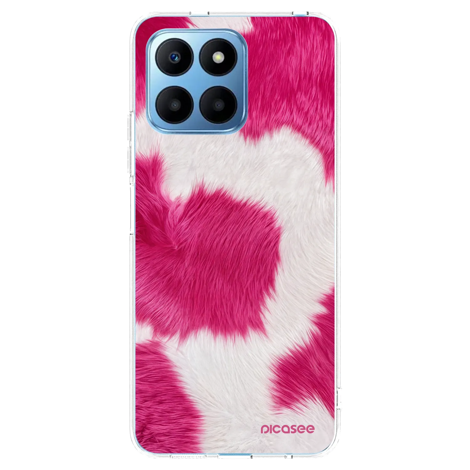 Picasee silikónový prehľadný obal pre Honor 70 Lite - Pink Moo