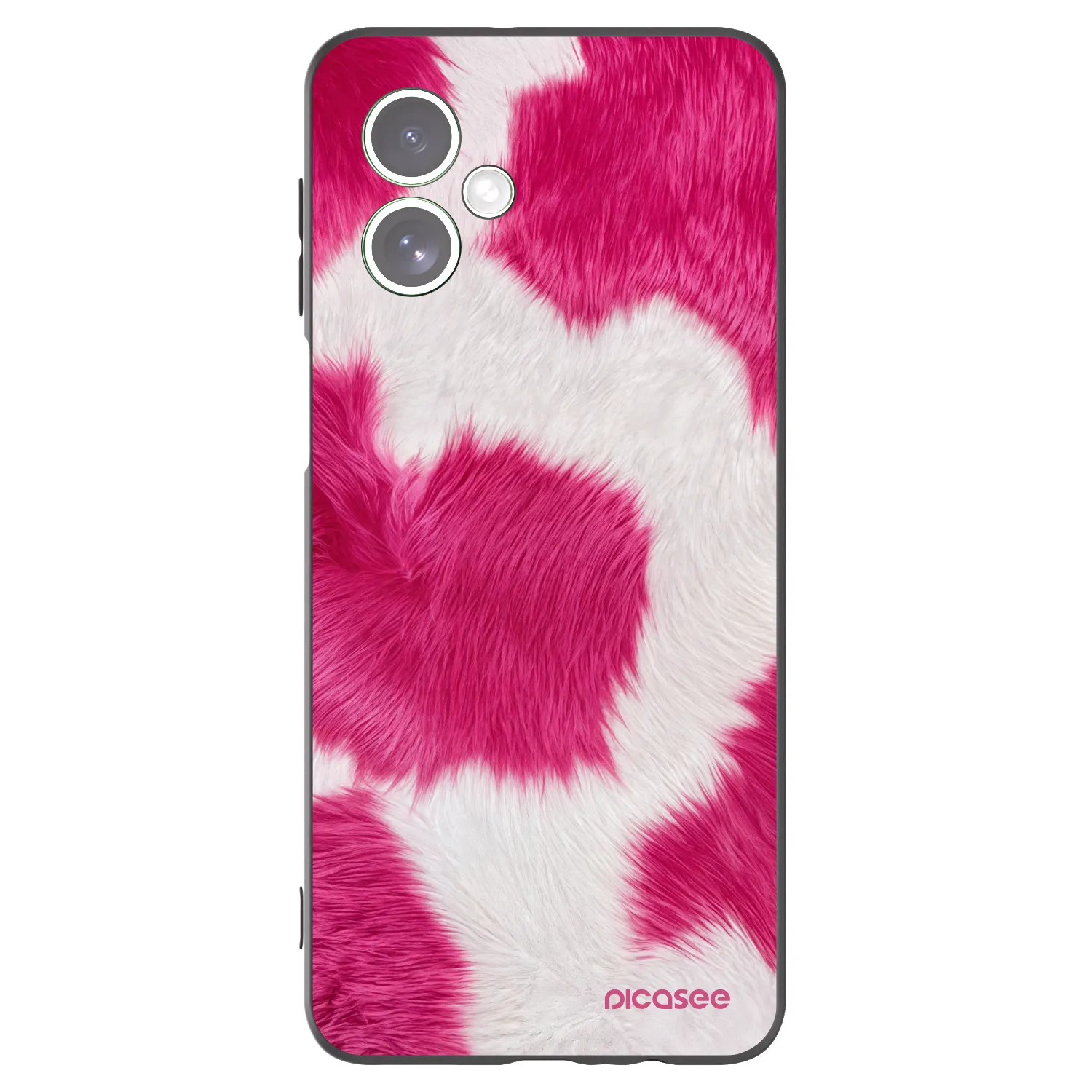 Silikónový čierny obal pre Motorola Moto G54 5G - Pink Moo