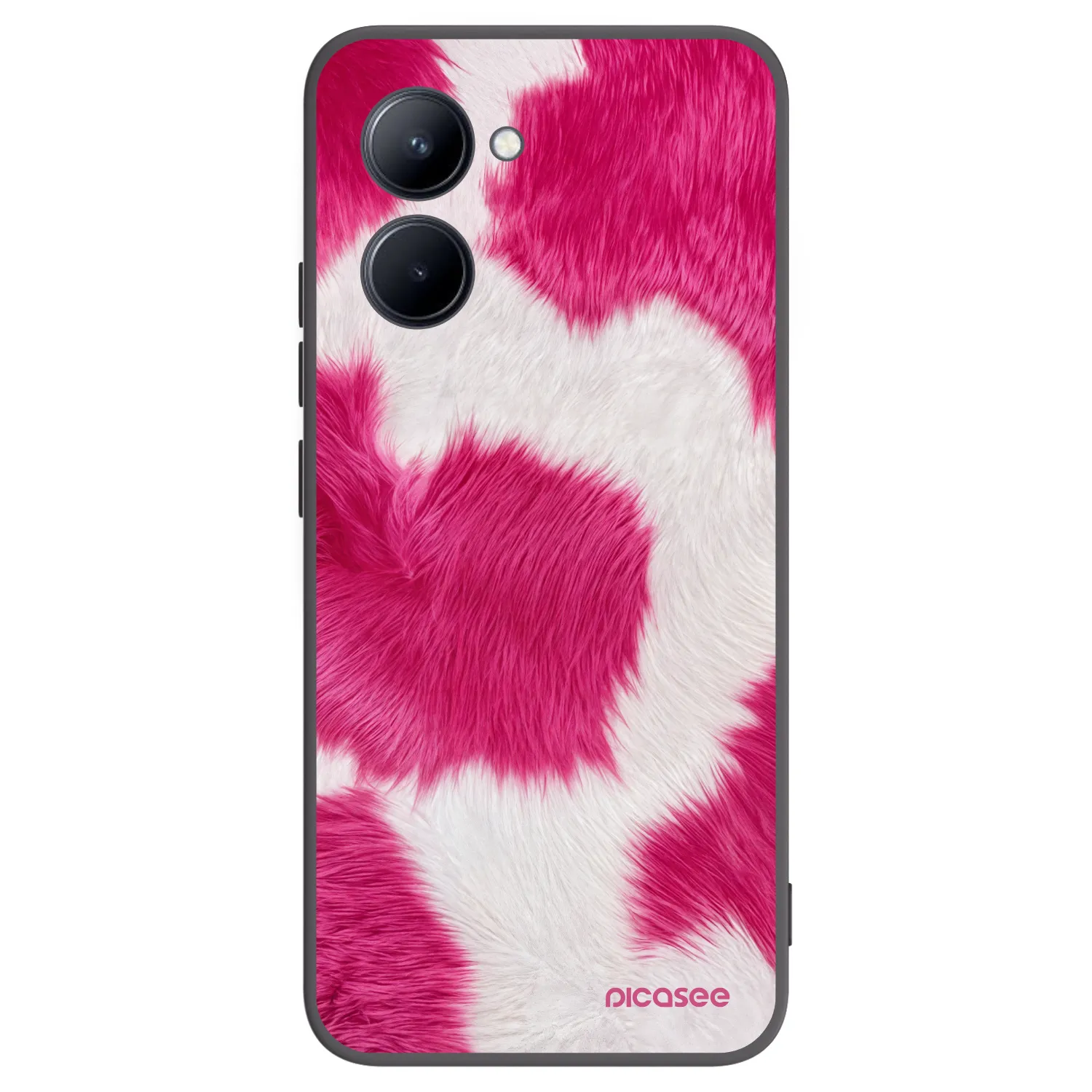 Picasee silikónový čierny obal pre Realme C33 (2023) - Pink Moo